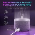 ⁦Lampe Méduse Atmosphérique avec Haut-Parleur – مصباح على شكل قنديل البحر⁩ - الصورة ⁦4⁩