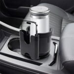 ⁦Support de téléphone pour voiture avec porte-gobelet rotation à 360° - حامل هواتف وأكواب في السيارة⁩ - الصورة ⁦11⁩