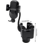 ⁦Support de téléphone pour voiture avec porte-gobelet rotation à 360° - حامل هواتف وأكواب في السيارة⁩ - الصورة ⁦14⁩