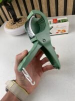 ⁦Coupe fruits et légumes en acier inoxydable multifonction facile à utiliser – قطاعة خضر وفواكه يدوية⁩ - الصورة ⁦7⁩