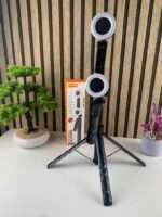 ⁦Trépied perche à selfie PLOKAMA avec deux lumières LED et télécommande sans fil 4en1 – حامل هاتف وعصى سيلفي قابل للتمدد مع إضاءة مدمجة⁩ - الصورة ⁦6⁩