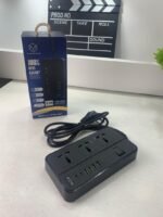 ⁦Multiprise 3 Socket avec 4 Ports USB 2 Type-C 4000W Protection Surcharge – مقبس طاقة مع منافذ شحن⁩ - الصورة ⁦6⁩