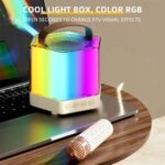 ⁦Enceinte Karaoké avec éclairage RVB et microphones sans fil – مكبر صوت كاريوكي⁩ - الصورة ⁦2⁩