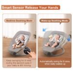 ⁦Balancelle et Berceuse Bébé Electrique avec 5 Vitesses de Balancement et Télécommande – سرير هزاز للأطفال⁩ - الصورة ⁦5⁩