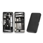 ⁦Ensemble de pédicure coupe-ongles 16 pièces avec ciseaux pince à épiler outils de manucure professionnels⁩ - الصورة ⁦2⁩