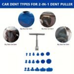 ⁦Outil De Débosselage Sans Peinture Carrosserie 19Pcs – طقم إصلاح هيكل السيارة بدون طلاء⁩ - الصورة ⁦5⁩