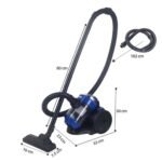 ⁦KitchenLab Aspirateur Sans Sac 4en1 Multi-Cyclonique 1400W – مكنسة كهربائية⁩ - الصورة ⁦3⁩
