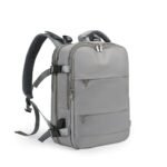 Sac à dos de voyage grande capacité avec plusieurs compartiments extensible L-263 - Gris