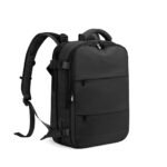 Sac à dos de voyage grande capacité avec plusieurs compartiments extensible L-263 - Noir
