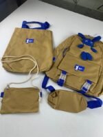 ⁦Ensemble de sacs d’école Kawai pour adolescents 4Pcs Lapin X Marron – محفظة 4 قطع كاواي بني⁩ - الصورة ⁦4⁩