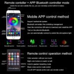 ⁦Lumière Ambiante RGB Pour l’Intérieur de Voiture avec Télécommande + APP Contrôle⁩ - الصورة ⁦6⁩