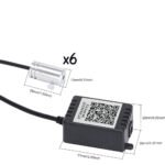 ⁦Lumière Ambiante RGB Pour l’Intérieur de Voiture avec Télécommande + APP Contrôle⁩ - الصورة ⁦5⁩