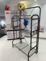 ⁦Étagère de Rangement à 3 Niveaux 59x19x35cm – وحدة رفوف تخزين بثلاث طبقات⁩ - الصورة ⁦9⁩