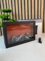 ⁦Cheminée LED décorative effet flammes forme rectangulaire V2⁩ - الصورة ⁦5⁩