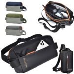 Sac de Poitrine Fashion pour hommes avec bandoulière LX067 – حقيبة أغراض حجم كبير