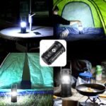 ⁦Lampe de Camping 2IN1 Rechargeable Solaire Pliable YD-3589⁩ - الصورة ⁦3⁩