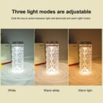 ⁦Lampe en cristal avec humidificateur d’air, diffuseur d’arôme, USB 900ml⁩ - الصورة ⁦2⁩