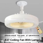 ⁦Lampe et Ventilateur de plafond silencieux avec télécommande 30W 220V⁩ - الصورة ⁦6⁩