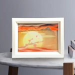 ⁦Tableau de Sable en Mouvement et miroir 3D – لوحة رملية ثلاثية الأبعاد مع مراة متحركة⁩ - الصورة ⁦2⁩