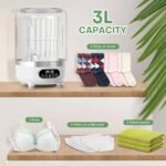 ⁦Machine à laver 3L Portable pour sous-vêtements avec lumière bleue – غسالة ملابس محمولة⁩ - الصورة ⁦7⁩