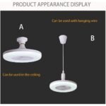 ⁦Lumière de plafond Ventilateurs LED E27 30W⁩ - الصورة ⁦4⁩