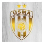 ⁦Cadre en Acrylique Effet Gold Miroir Motif Club USMA⁩ - الصورة ⁦3⁩