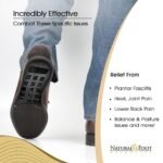 ⁦Natural Foot Orthotics Inserts pour fasciite plantaire – أفرشة أحذية للأقدام المسطحة⁩ - الصورة ⁦3⁩