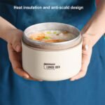 ⁦Lunch Box 4 étage avec Sac Isotherme Isolant – حافظة طعام حرارية 4 طبقات قابلة للاستخدام في الميكروويف⁩ - الصورة ⁦2⁩