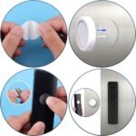 ⁦Support mural magnétique pour télécommande et Accessoires 6Pcs – حامل أكسسوارات مغناطيسي⁩ - الصورة ⁦3⁩