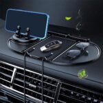 ⁦Tapis De Téléphone Antidérapant pour Voiture 6en1 Rotation à 360° – منظم أغراض في سيارة⁩ - الصورة ⁦3⁩