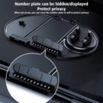 ⁦Tapis De Téléphone Antidérapant pour Voiture 6en1 Rotation à 360° – منظم أغراض في سيارة⁩ - الصورة ⁦4⁩