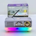 ⁦Radio Portable Rétro et Haut Parleur Bluetooth Style Vintage MD-1313BT – مكبر صوت بلوتوث⁩ - الصورة ⁦2⁩