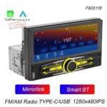 ⁦Autoradio MP5 universel pour voiture 6.86 pouces avec fonction Carplay Android Auto – جهاز راديو سيارة⁩ - الصورة ⁦6⁩