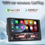 ⁦Autoradio MP5 universel pour voiture 6.86 pouces avec fonction Carplay Android Auto – جهاز راديو سيارة⁩ - الصورة ⁦7⁩