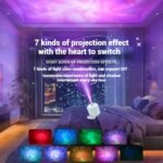 ⁦Projecteur galaxie et étoiles avec télécommande et synchronisation musicale⁩ - الصورة ⁦3⁩