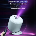 ⁦Projecteur galaxie et étoiles avec télécommande et synchronisation musicale⁩ - الصورة ⁦6⁩