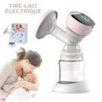 Tire-lait Électrique Intégré Mains Libres pour Allaitement, 4 Modes et 12 Réglables, Faible Bruit MY-374