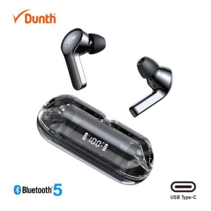 Écouteurs sans fil Bluetooth 5 couleur noir DUNTH DU-T152