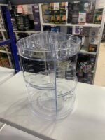 ⁦Organisateur de maquillage rotatif à 360 ° en Crystal acrylique⁩ - الصورة ⁦9⁩