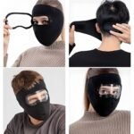 ⁦Masque moto pour l’hiver coupe-vent en polaire avec protection pour les yeux – قناع مضاد للبرد لسائقي الدراجات النارية⁩ - الصورة ⁦5⁩