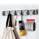 ⁦Porte Manteau Mural Métalliques avec 6 Crochets – علاقة ملابس متينة وجودة عالية⁩ - الصورة ⁦2⁩