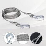 ⁦Cable de remorquage 5ton avec fil d’acier de qualité supérieure – كابل جر العربات⁩ - الصورة ⁦2⁩
