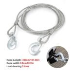 ⁦Cable de remorquage 5ton avec fil d’acier de qualité supérieure – كابل جر العربات⁩ - الصورة ⁦3⁩