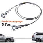 Cable de remorquage 5ton avec fil d’acier de qualité supérieure – كابل جر العربات