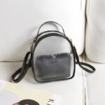 ⁦Sac à dos transparent Top avec pochette intérieure 2en1 tendence 2023⁩ - الصورة ⁦6⁩