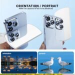 ⁦Miroir de Réflexion pour Caméra Arrière compatible avec tout les smartphones – مرآة تصوير عاكسة⁩ - الصورة ⁦3⁩