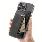 ⁦Étui portefeuille zippé pour téléphone avec emplacement de cartes – محفظة نقود وبطاقات⁩ - الصورة ⁦2⁩