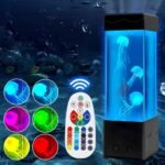 ⁦Lumière D'Ambiance Méduse LED, Veilleuse Décoration Bureau Table , Carré V2⁩ - الصورة ⁦3⁩