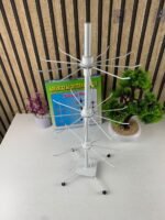 ⁦Présentoirs à bijoux rotatifs à 3 niveaux réglables en métal – حامل عرض السلع والإكسسوارات⁩ - الصورة ⁦9⁩