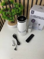 ⁦Mini Projector Karaoke Portable Support 4K 1080P YS-300 KTV – جهاز مديا ذكي للعرض على الحائط مع كاريوكي⁩ - الصورة ⁦8⁩